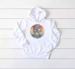 adult dinosaur hoodie, Dinosaur Playing Guitar Hoodie