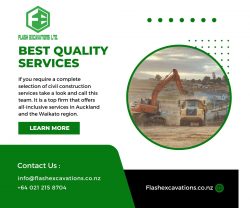 Flash Excaavation specialists are providing a earthmoving and civil services