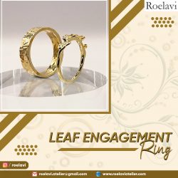 Leaf Engagement Ring