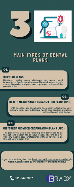 3 Main Types of Dental Plans