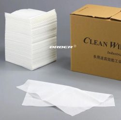 ORDER® X-6 quarter-fold Stacks mesh viscose pet industrial cleaning Sealant Wipes