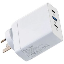 100W USB-C AND USB-A GAN MULTI-PORT MAINS CHARGER