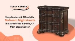 Shop Modern & Affordable Bedroom Nightstands in Sacramento & Davis, CA from Sleep Center