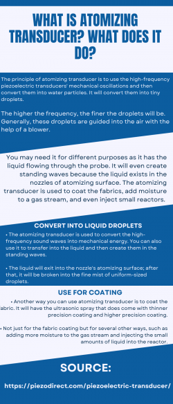 Why Is It Used Of Ultrasonic Nebulizers