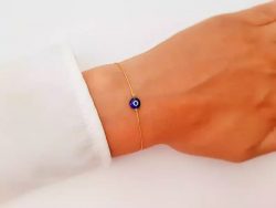 Evil Eye Bracelet Gold Evil Eye Bracelet Best Gift Protect Yourself with The Gold Evil Eye Brace ...