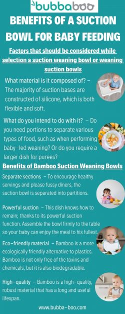 BENEFITS OF A SUCTION BOWL FOR BABY FEEDING