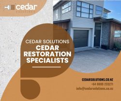 We provide the best Cedar cladding maintenance Auckland