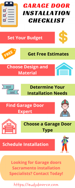 Checklist For Installing Garage Doors