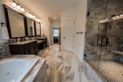 Custom Bathroom Design Denver – Dahlias & Granite