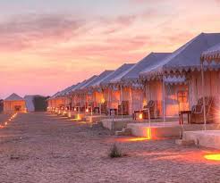 The Desert Camp In Sam Sand Dunes