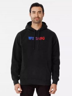 WU TANG Pullover Hoodie, Gradient Color WU TANG Logo Pullover Hoodie