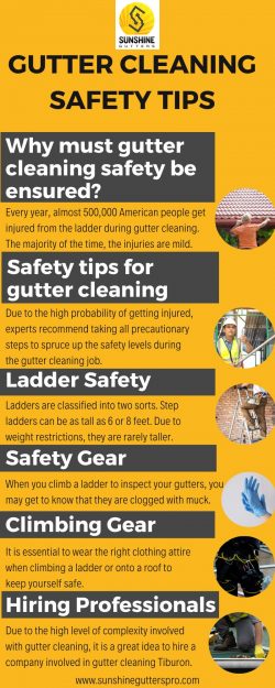 GUTTER CLEANING SAFETY TIPS