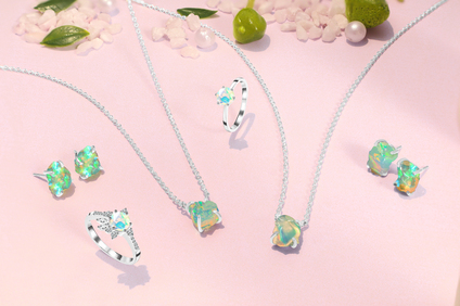 Opal Gemstone Color Radiates