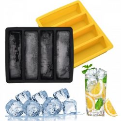 Wholesale New Food Grade Flexible Silicone Long-Grid Ice Tray Mold