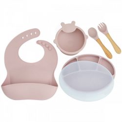 Custom Bulk Food Grade BPA Free Eco-Friendly Baby Feeding set