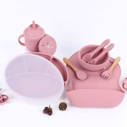 Hot Selling Food Grade BPA Free Non-Toxic Baby Feeding Set