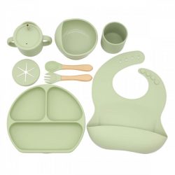 Top Rank Food Grade BPA Free Cost-Effective Silicone Baby Feeding Set