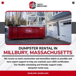 Hire the best dumpster rental in Millbury, Massachusetts at WIN Waste Innovations!