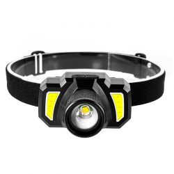 USB RECHARGEABLE CREE XML T6 & COB LED HEAD LAMP TORCH