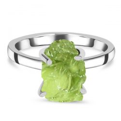 Sterling Silver Gemstone Peridot Ring