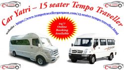 15 seater Tempo Traveller on Rent in Gurgaon