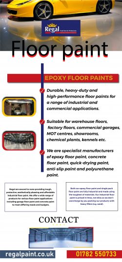 Floor Paint For Wood, Garage & Concrete Floors – RegalPaint