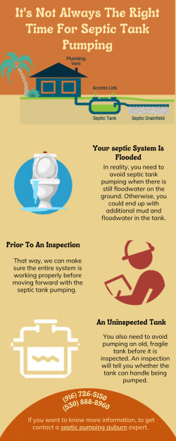 Situations In Which You Should Avoid Septic Pumping