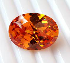 Best Quality Lab Created Orange Sapphire