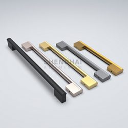 C Shape Anodized Aluminum Cabinet Handles