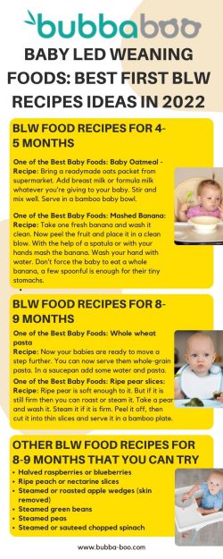 Baby Led Weaning Foods: Best First BLW Recipes Ideas In 2022