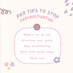 Tips To Overcome Procrastination