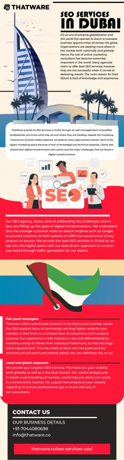 Find the Best SEO Services in Dubai – Thatware