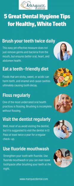 5 Great Dental Hygiene Tips for Healthy, White Teeth