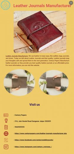 Leather Journals Manufacturer