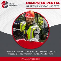 WIN Waste Innovations Offers The Best Dumpster Rental In Grafton, Massachusetts!