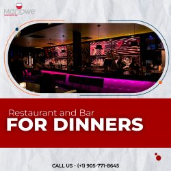 Restaurant and Bar for Dinners