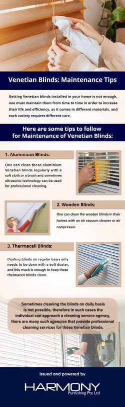 Venetian Blinds: Maintenance Tips