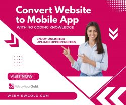 WebViewGold allow you to Create Android App From website