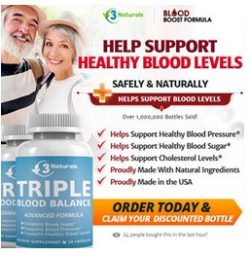 3 Naturals Triple Blood Balance [Newest Report 2022] Triple Blood Balance is 100% all natural!