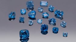 Lab Created Synthetic Blue Spinel gemstone