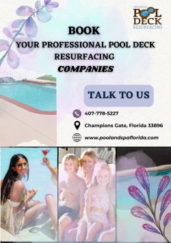 Book Your Professional pool deck resurfacing companies