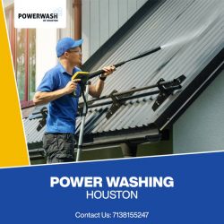 Power washing service in Houston