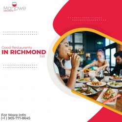 Good Restaurants in Richmond Hill