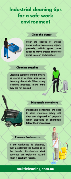 Industrial cleaning tips for a safe work environment – Multi Cleaning