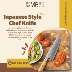 Buy Online Japanese Style Chef Knife | The Bamboo Guy