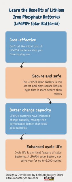 Learn the Benefits of Lithium Iron Phosphate Batteries (LiFePO4 Solar Batteries)