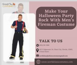 Make Your Halloween Party Rock With Men’s Fireman Costume