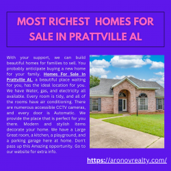 Most Richest Homes For Sale In Prattville AL