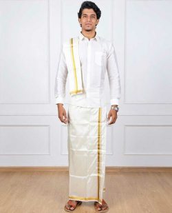 Buy Dhoti and Shirt Set Online