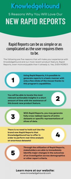 5 Reasons Why You Will Love Our New Rapid Reports